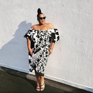 NWT 28W/30W CJR x Target Floral Faux Wrap …